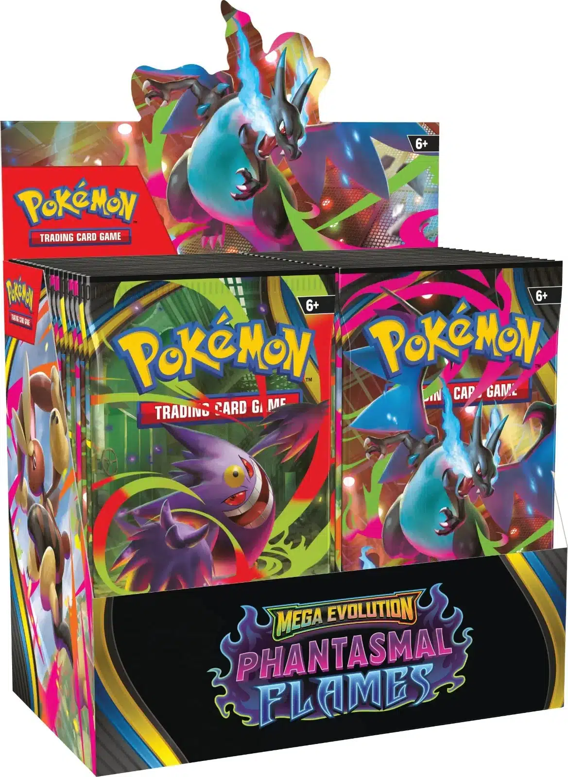 Pokémon TCG Mega Evolution Phantasmal Flames Booster Box (36 Packs) – U.S. Presale